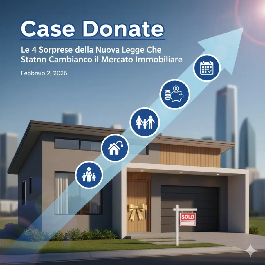 Case Donate: Le 4 Sorprese della Nuova Legge Che Stanno Cambiando il Mercato Immobiliare