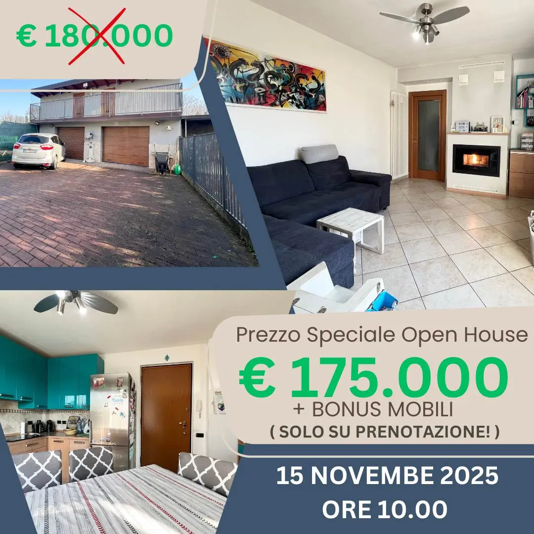 Immagine di copertina dell'immobile Open house - 15 novembre - trilocale con giardino e area esterna