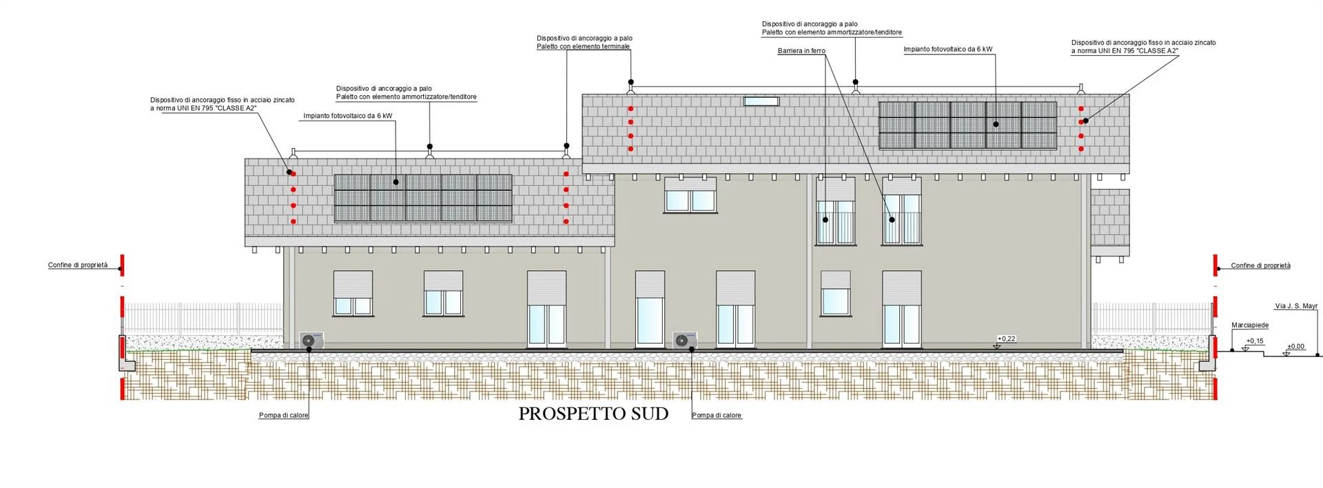 Villa bifamiliare su unico livello