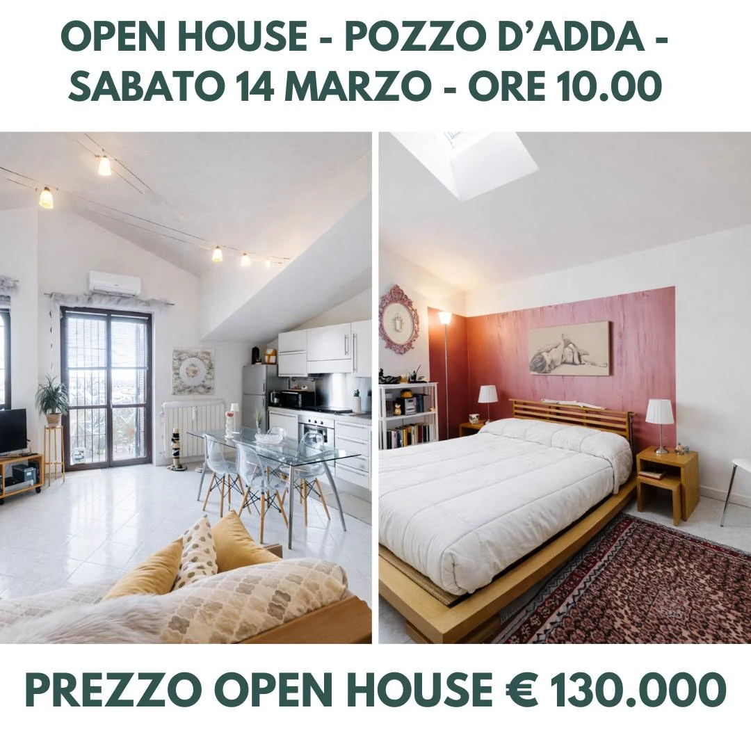 Open house sabato 14 marzo ore 10 - ampio bilocale