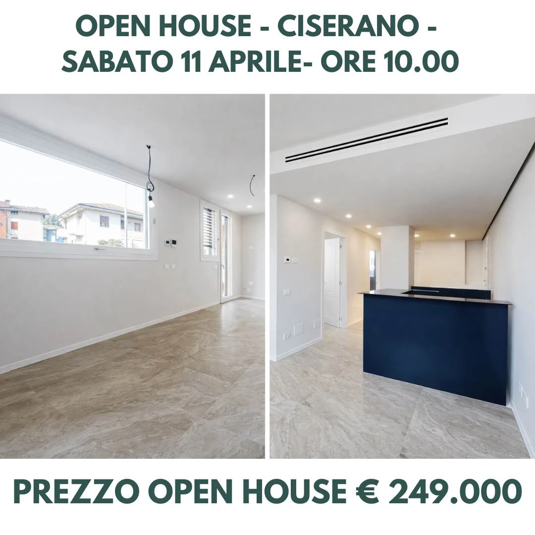 Open house sabato 11 aprile ore 10.00 - - solo su prenotazione