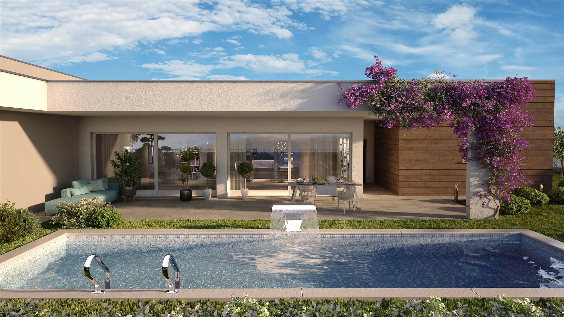 Villa singola su unico livello