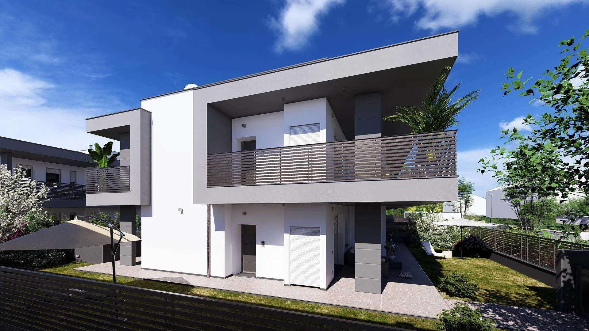 Verdello  nuovi appartamenti in villa bifamiliare