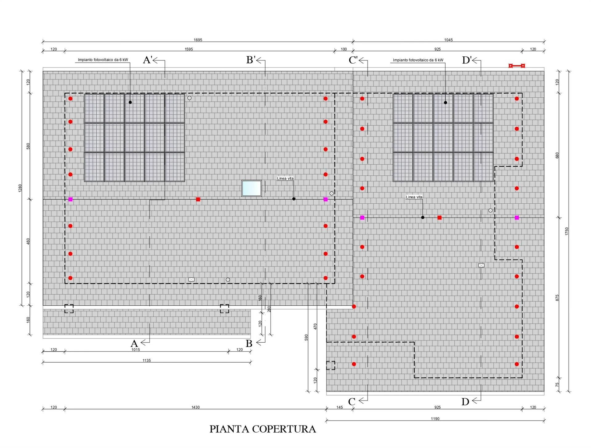 Villa bifamiliare unico piano Villa bifamiliare unico piano