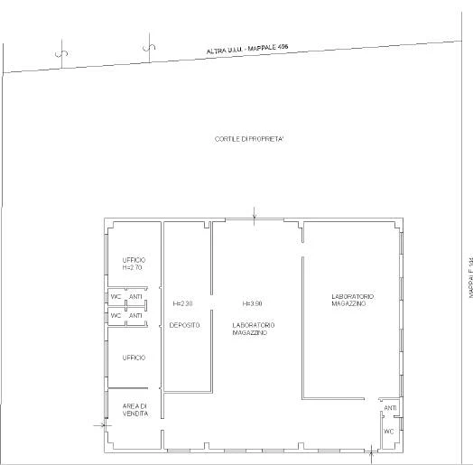 Busnago – Capannone 300 mq con area esterna di 600 mq Busnago – Capannone 300 mq con area esterna di 600 mq
